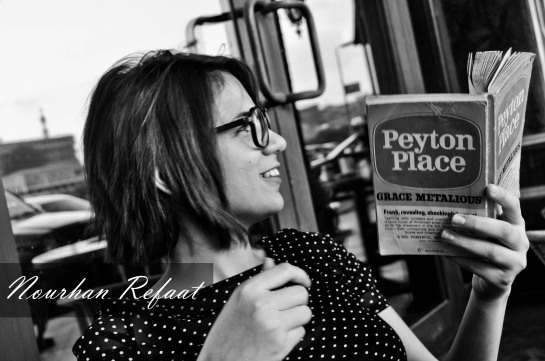 black and white photography portrait book Peyton Place 